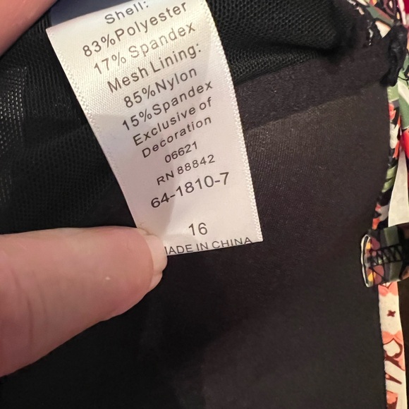 NWT Women’s Tankini Size 16 Swimsuits for All - Picture 4 of 6